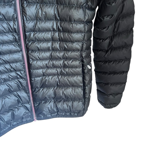 Cotopaxi Fuego Hooded 800 Fill Down Jacket WS Women's Small Black Rose Gold Zip - Picture 5 of 11